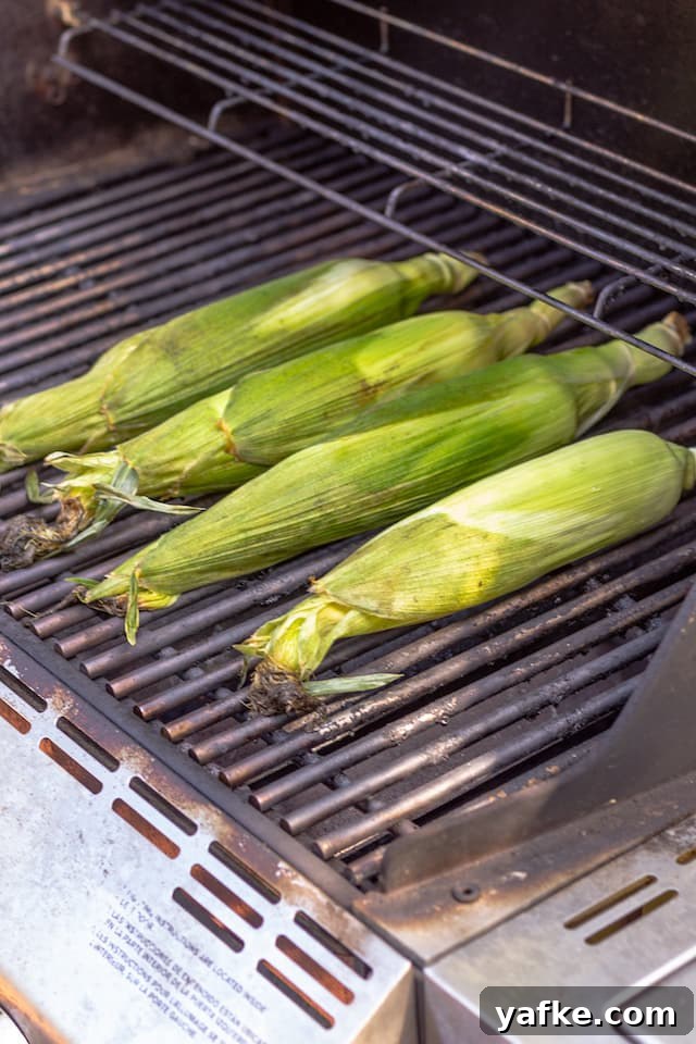 How to Grill Corn in the Husk for Smoky, Tender Kernels 3 How to Grill Corn in the Husk on Grill