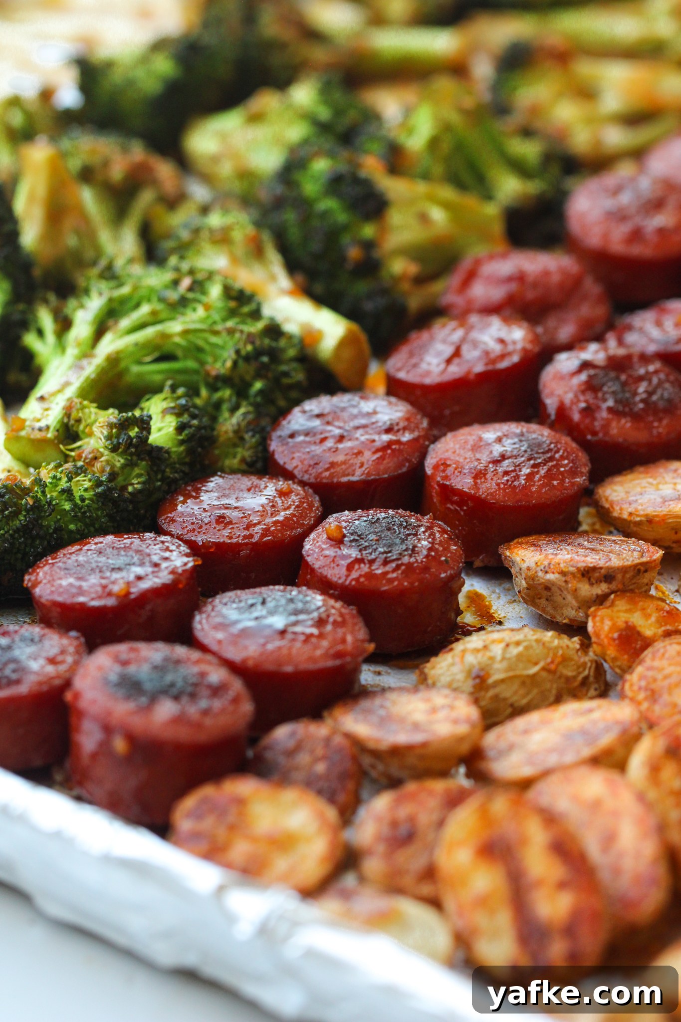 Honey Garlic Sausage Sheet Pan Dinner (Gluten Free, Dairy Free) 5 img 16457 5