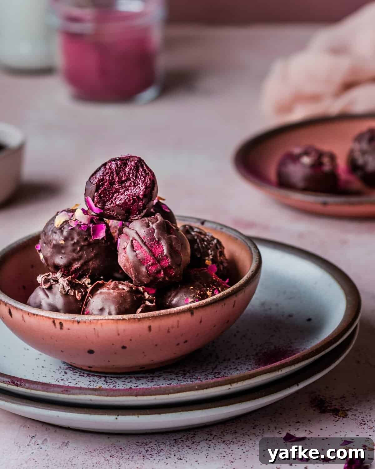 Fudgy Vegan Chocolate Truffles