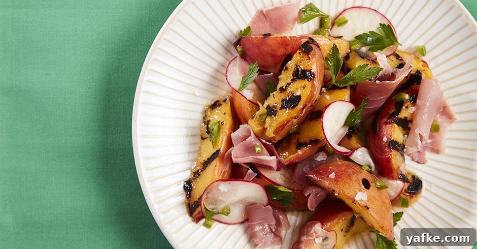 How to Cook with Peaches: Sweet and Savory Recipes 2 grilled peach salad