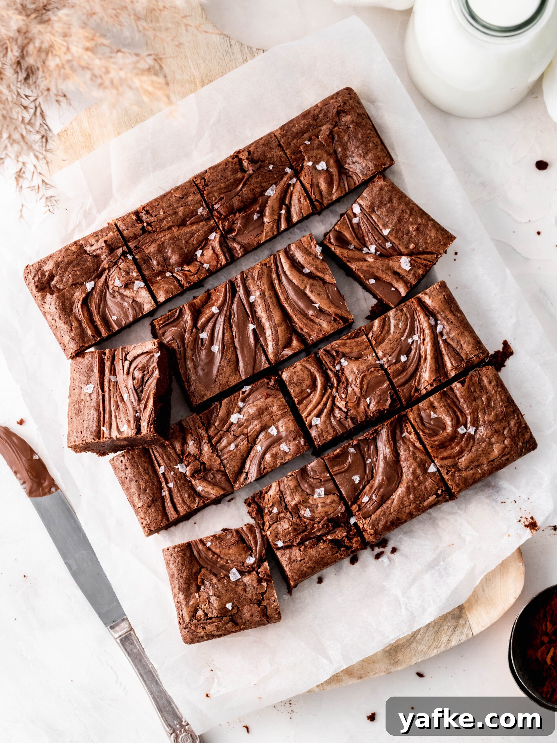 Fudgy Nutella Brownies Recipe 4 img 1764 4