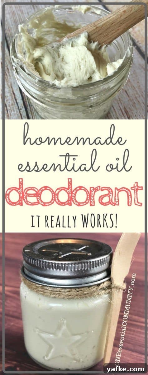 Finally, a homemade natural deodorant that really works! Stops the stink and keeps you smelling fresh. Summer tested and husband approved. {DIY essential oil deodorant recipe}