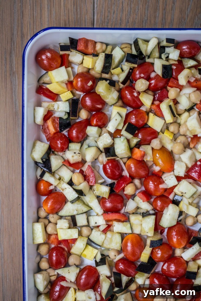 Sheet Pan Ratatouille with Roasted Eggplant and Zucchini 2 Make this sheet pan ratatouille for an easy and delicious dinner