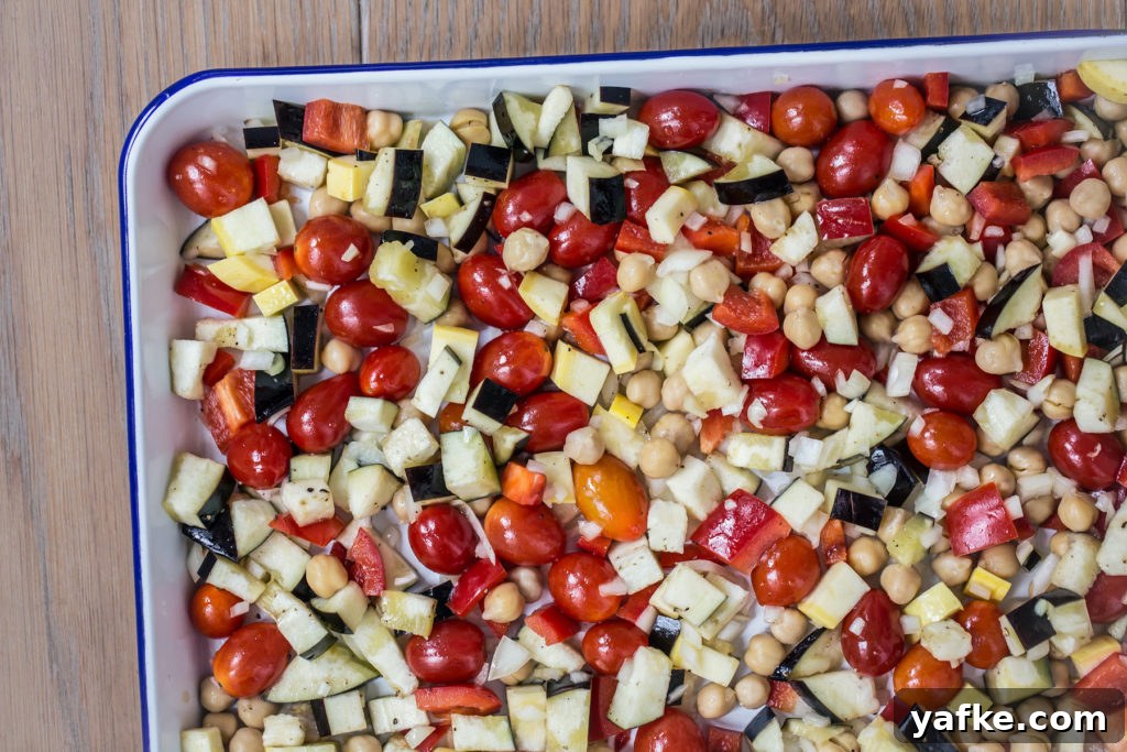 Sheet Pan Ratatouille with Roasted Eggplant and Zucchini 3 Make this sheet pan ratatouille for an easy and delicious dinner