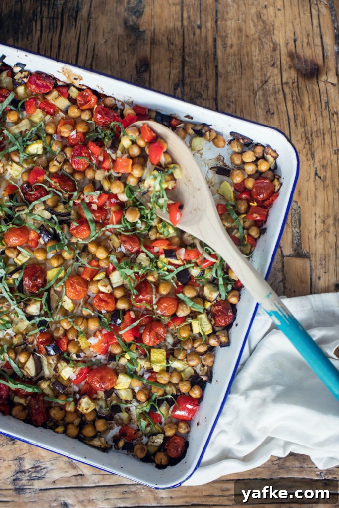 Sheet Pan Ratatouille with Roasted Eggplant and Zucchini 5 Make this sheet pan ratatouille for an easy and delicious dinner