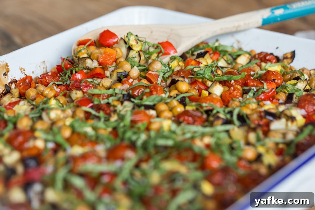 Sheet Pan Ratatouille with Roasted Eggplant and Zucchini 8 Make this sheet pan ratatouille for an easy and delicious dinner