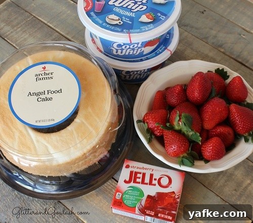 No-Bake Make-Ahead Strawberry Fluff Recipe 2 Bowl of strawberry fluff