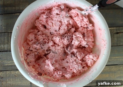 No-Bake Make-Ahead Strawberry Fluff Recipe 4 Strawberry fluff in a serving bowl