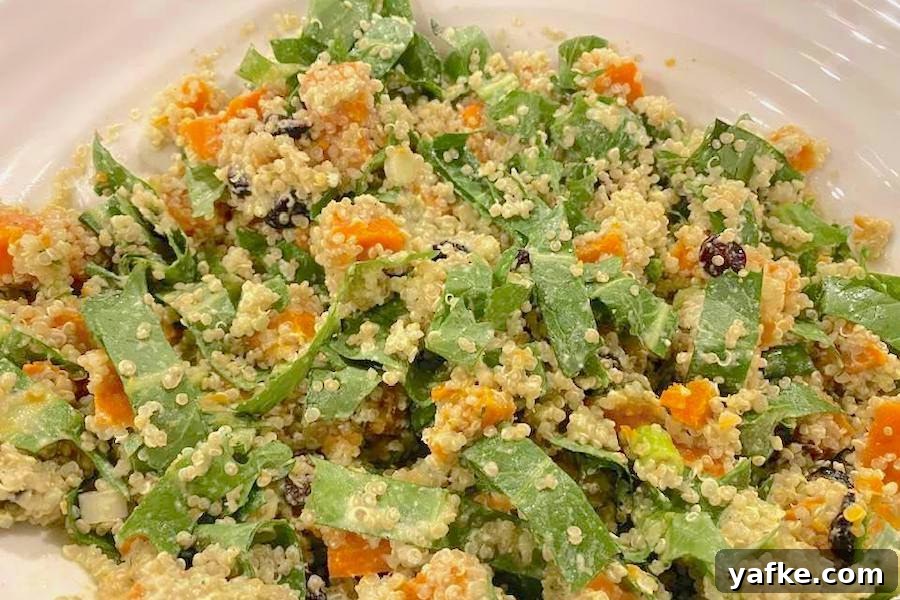 Warm Quinoa Salad with Roasted Vegetables and Lemon Vinaigrette 2 Warm Quinoa Salad close up