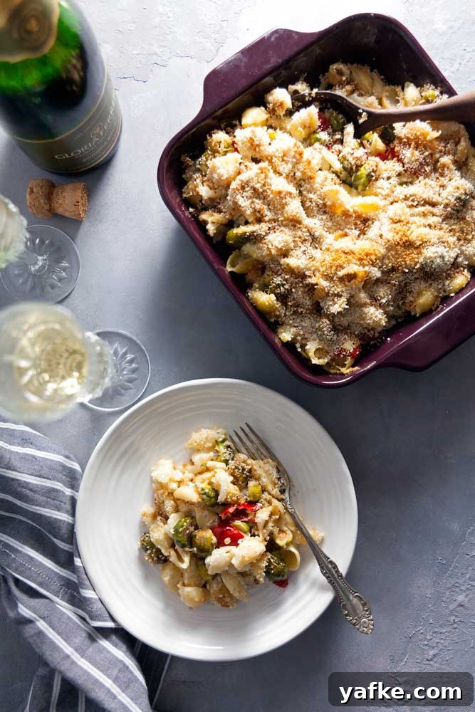 Baked Macaroni and Cheese with Winter Vegetables 2 Lightened Up Winter Vegetable Macaroni and Cheese Recipe