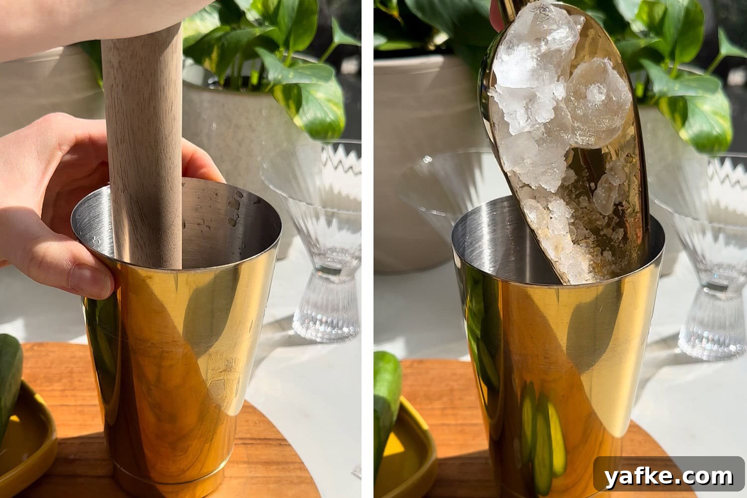 muddle and add ice