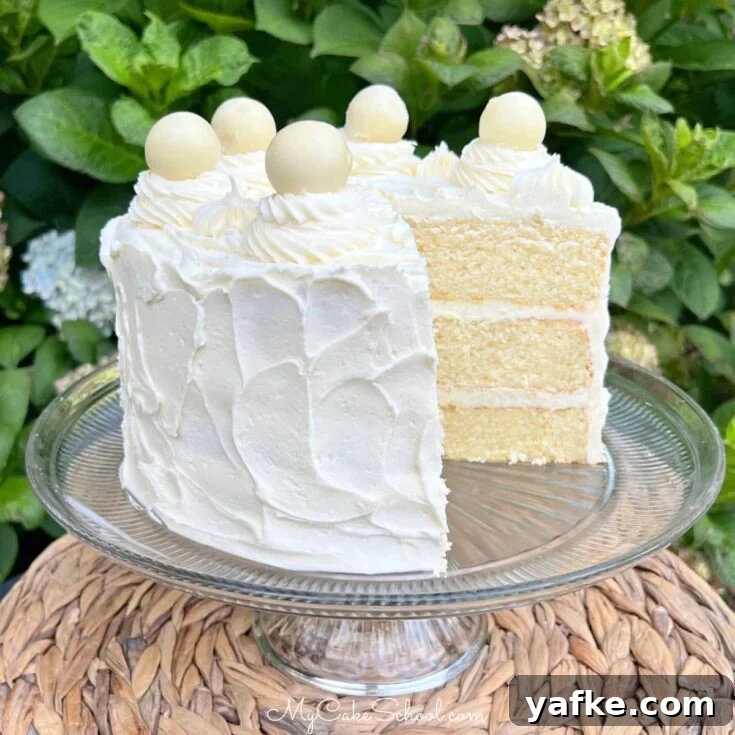 White Chocolate Velvet Cake