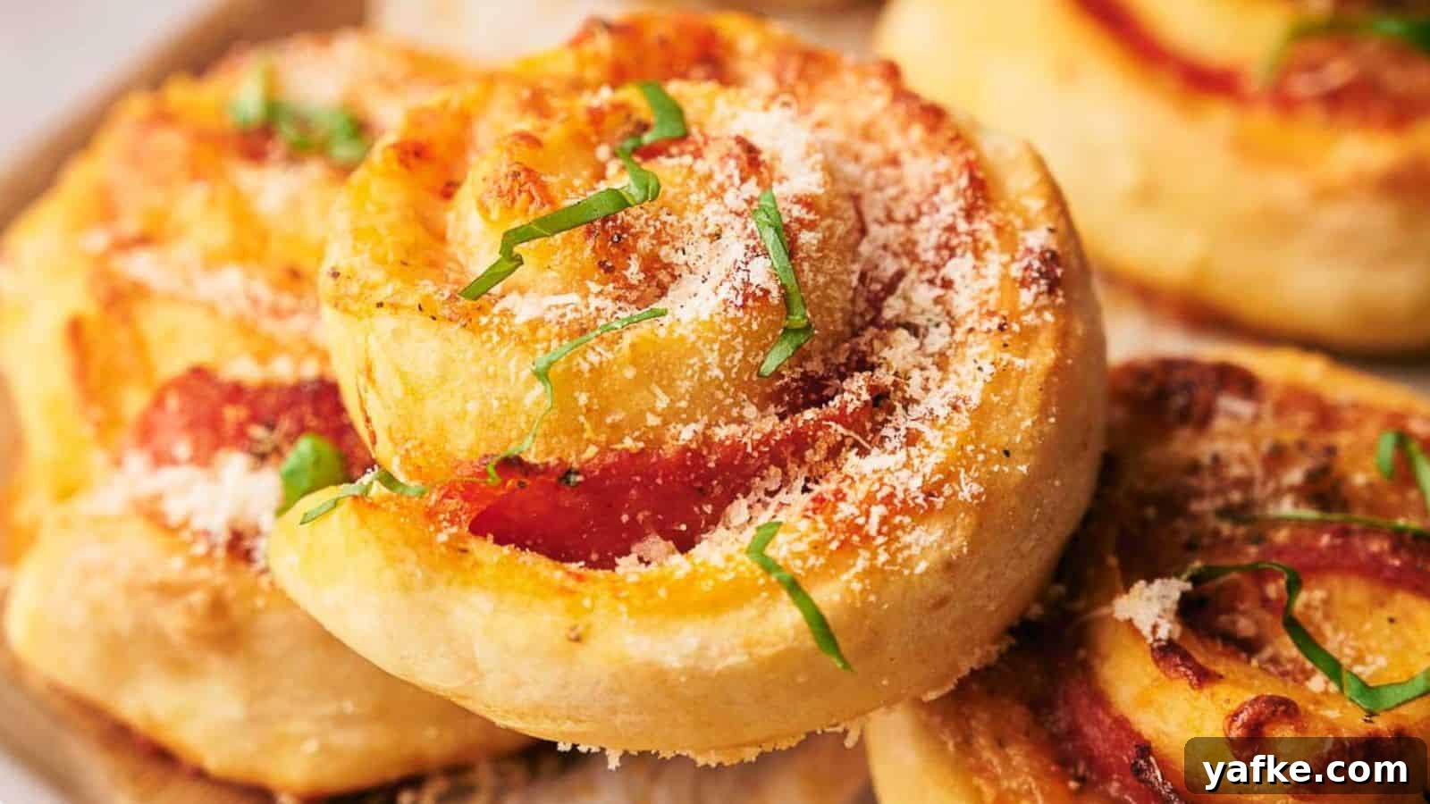 21 Fall Snacks I Tried: 9 Keepers 12 Freshly made pizza rolls stacked on each other.