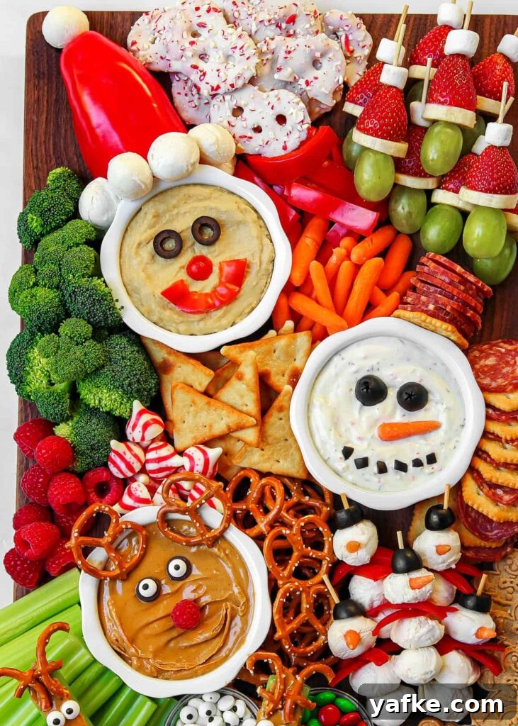 17 Festive Christmas Charcuterie Board Ideas 11 Kids Christmas Snack Board