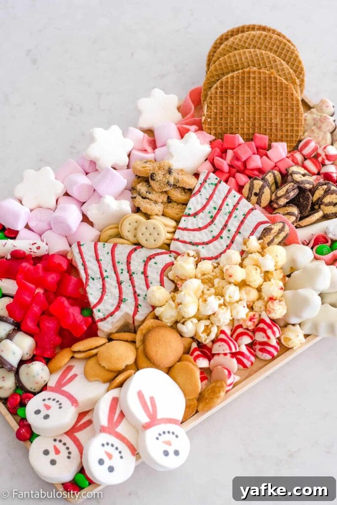 17 Festive Christmas Charcuterie Board Ideas 16 Christmas Dessert Board