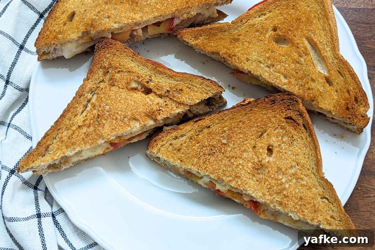 Back-to-School Lunch Hacks Every Parent Needs 5 Tomato Cheese sandwich halves on a plate