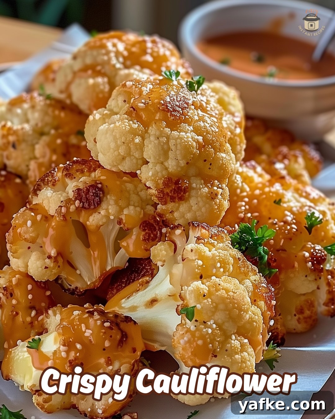 Crispy Cauliflower Bites Recipe: Crunchy Oven-Fried Snack 2 Crispy Cauliflower Magic