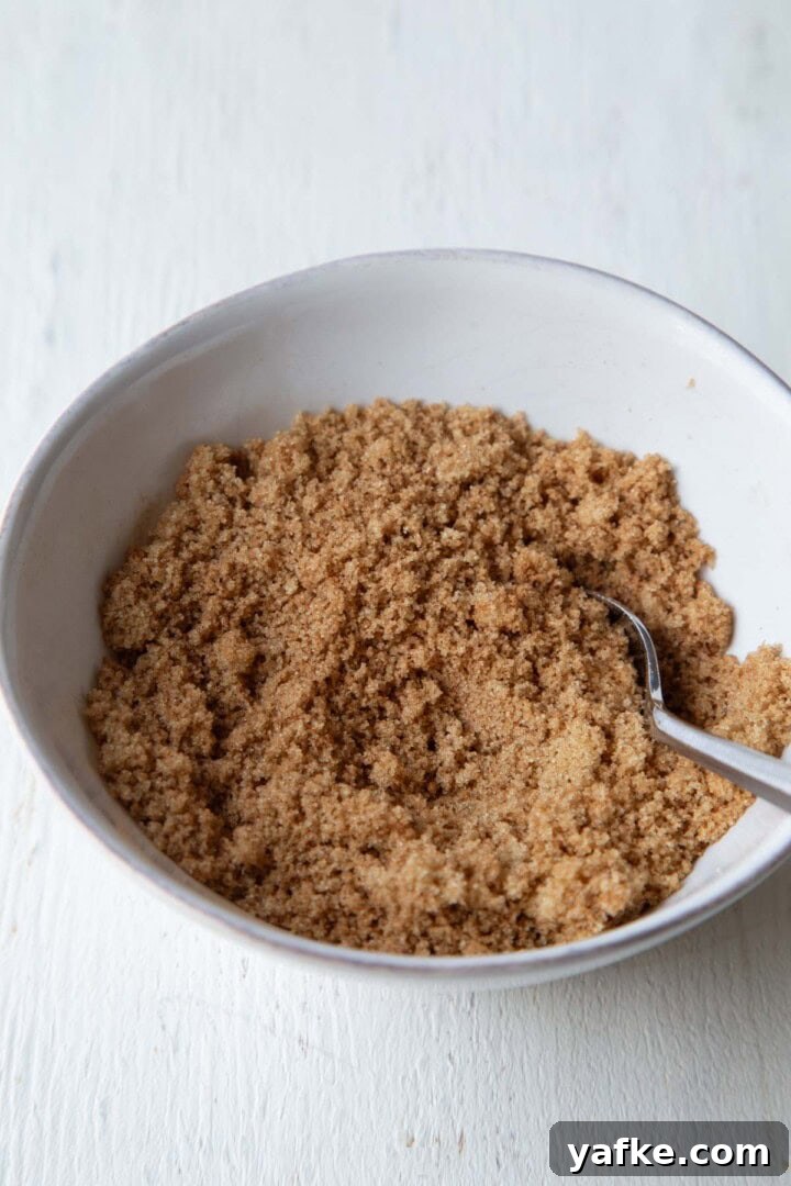 cinnamon and brown sugar mixed together in a bowl.