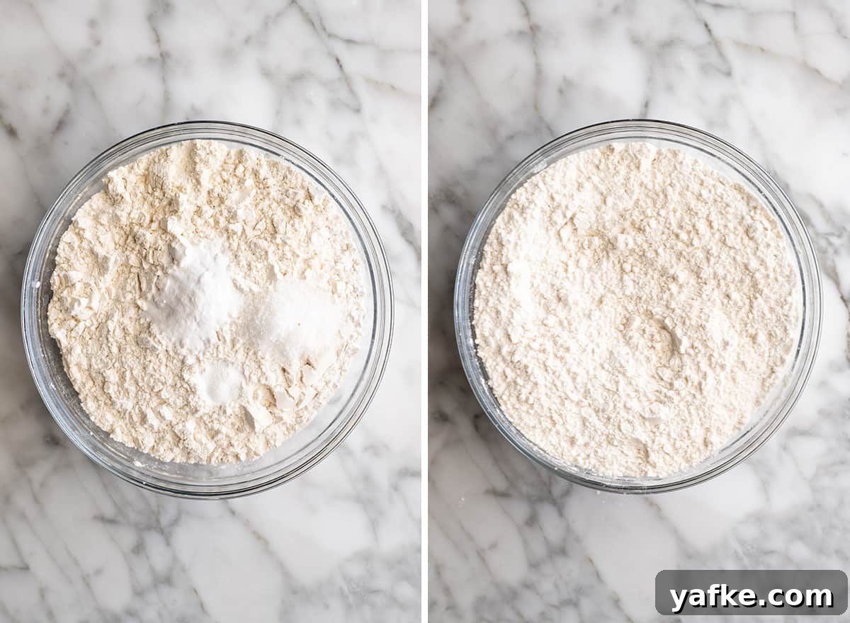 two overhead photos showing How to Make a Cookie Cake
