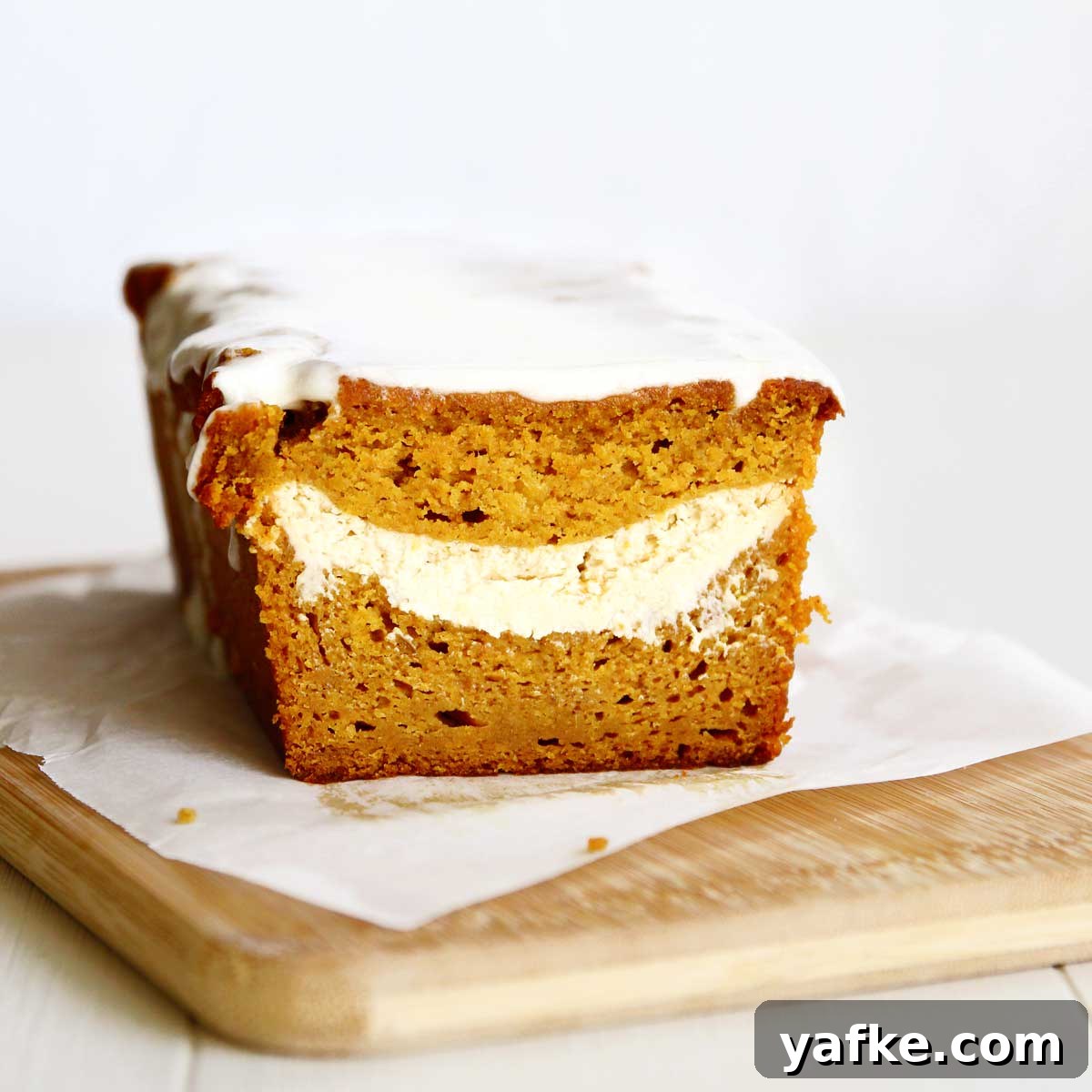 sliced pumpkin bread