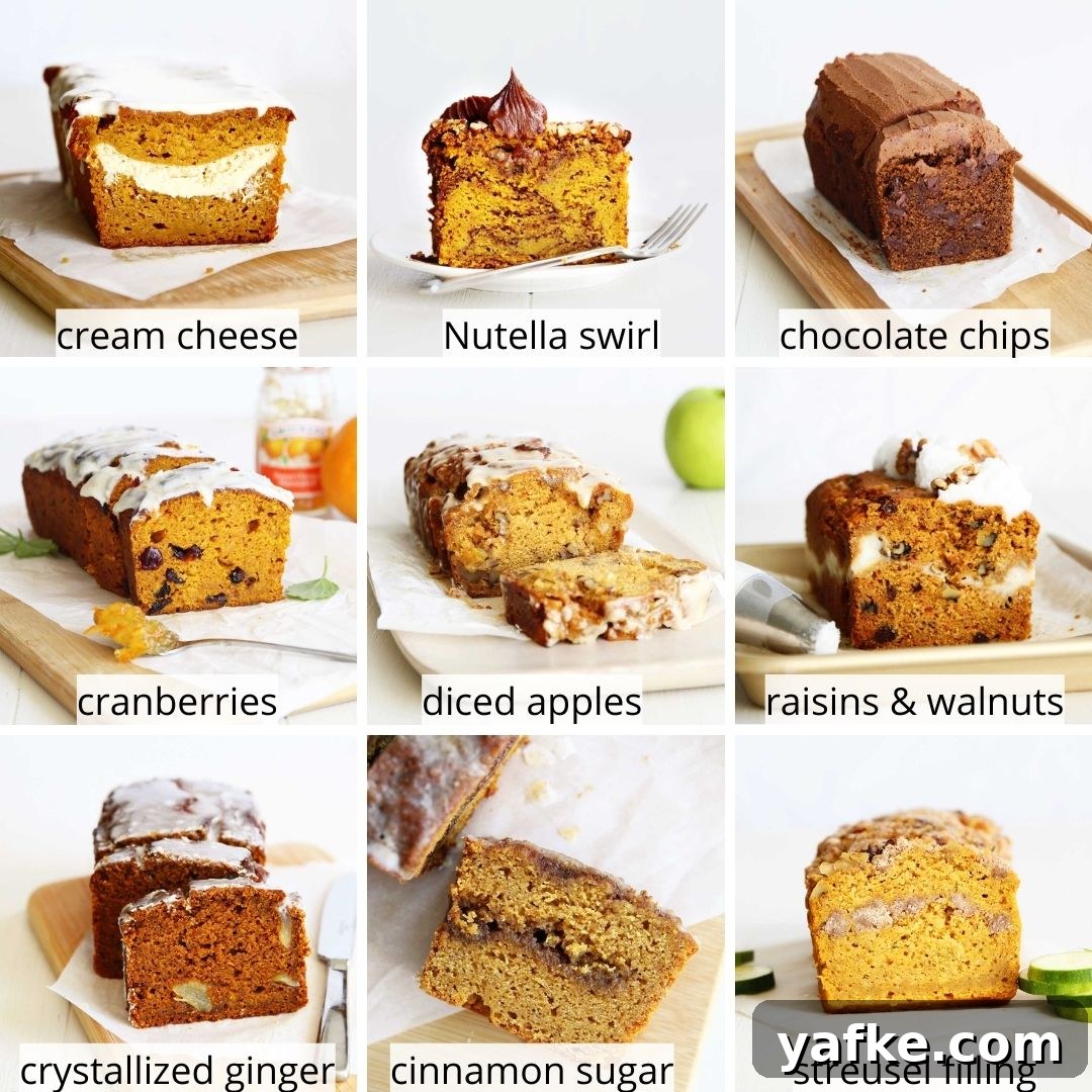 Moist Honey Pumpkin Bread Recipe with Cream Cheese Swirl 5 pumpkin bread ideas