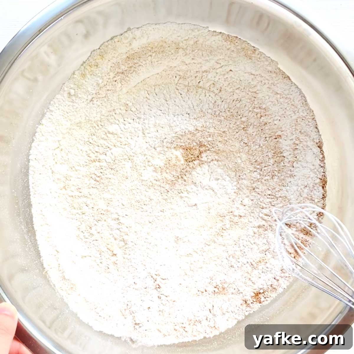 mixing dry ingredients