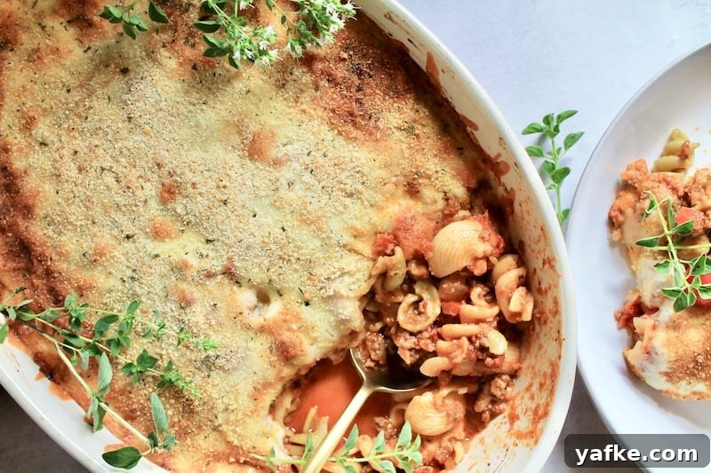 leftover spaghetti sauce casserole