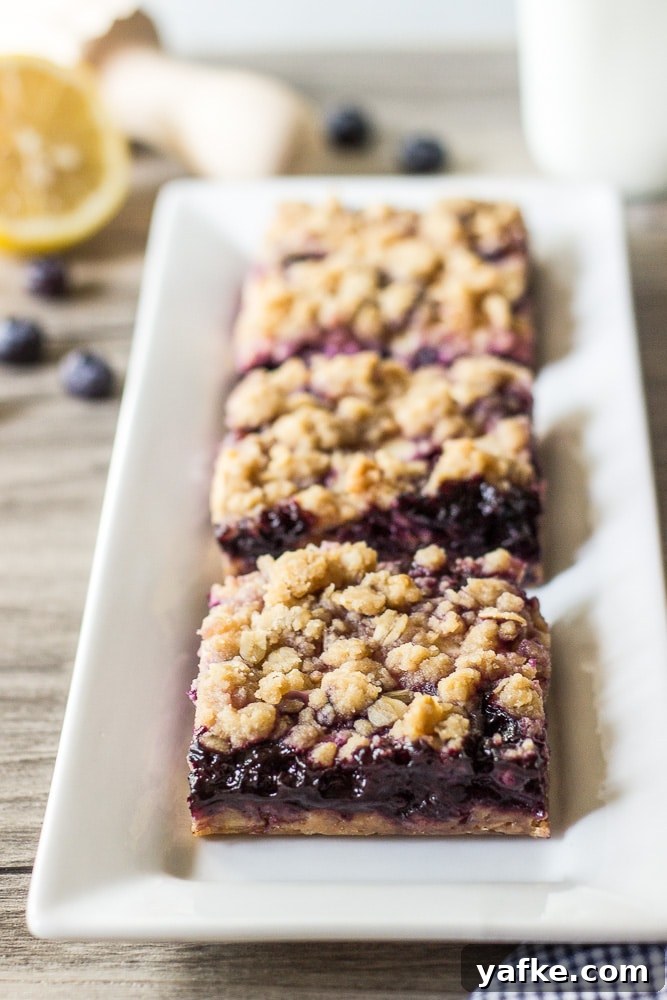 Blueberry Lemon Cream Streusel Bars Recipe 2 Blueberry Lemon Cream Streusel Bars