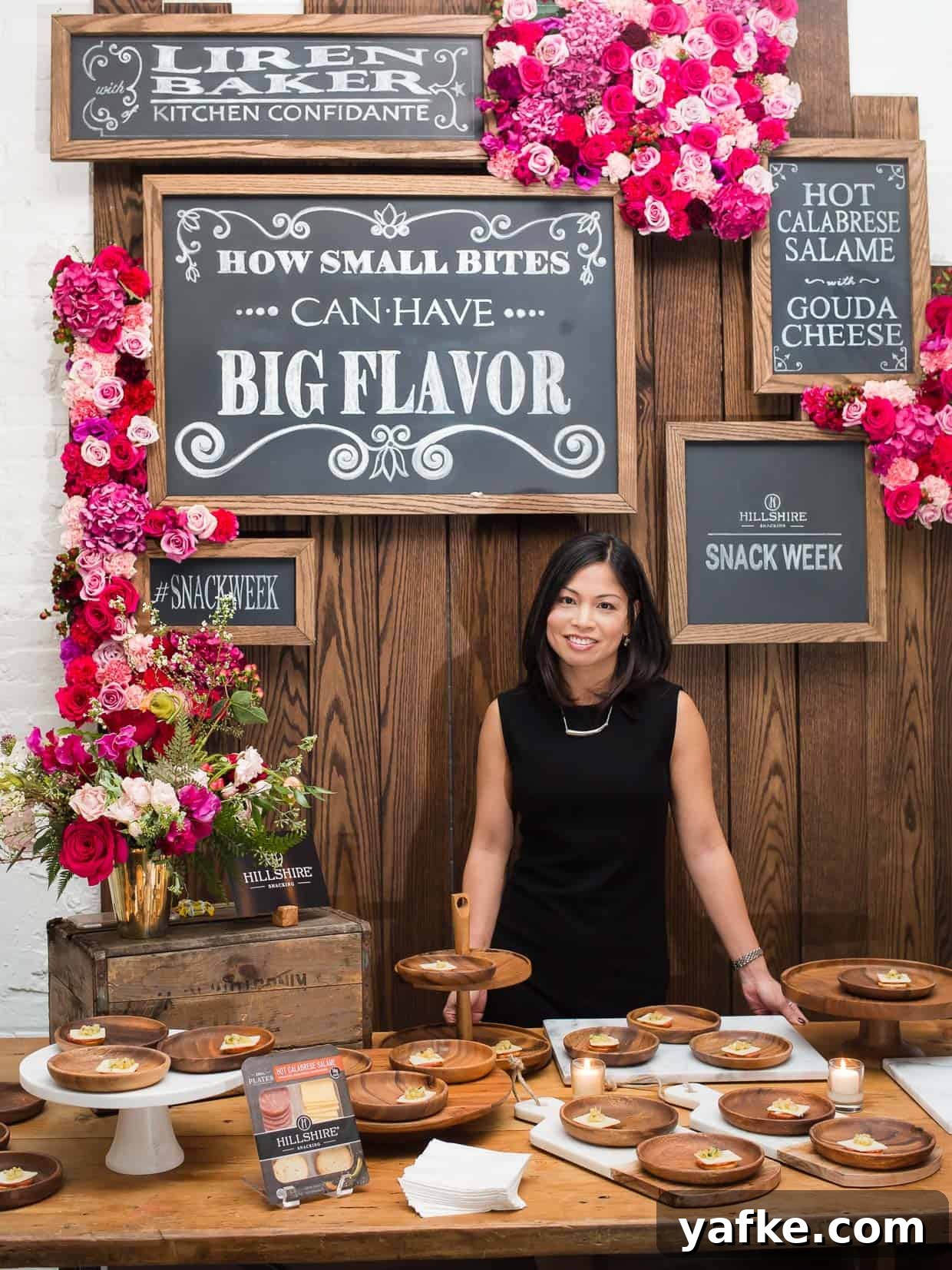 Liren Baker at the Hillshire Snacking Launch Party.