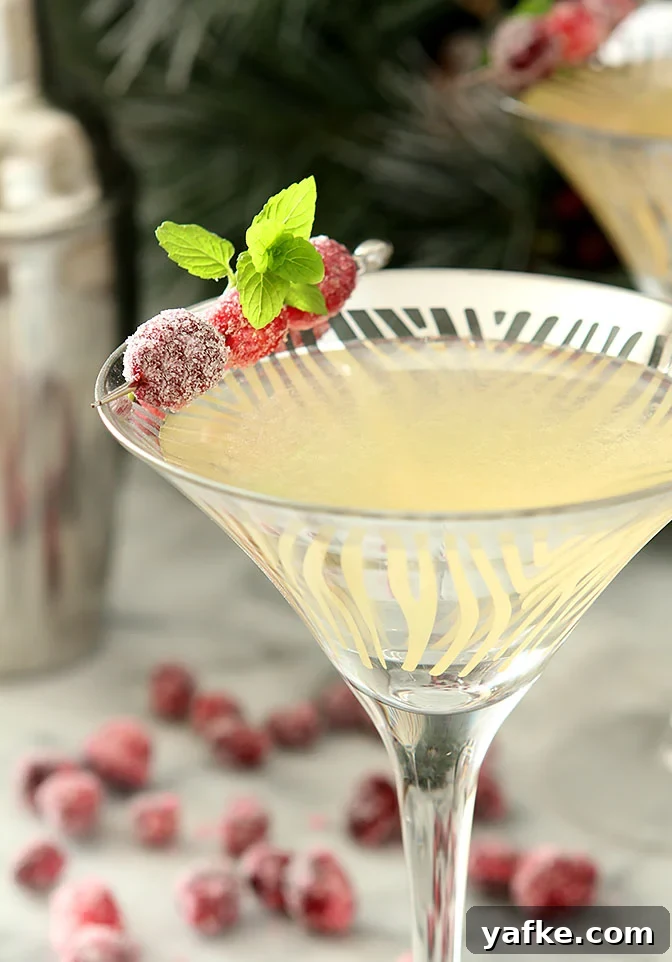 Winter White Cosmopolitan: Festive Vodka and Cranberry Cocktail 3 Winter White Cosmopolitan