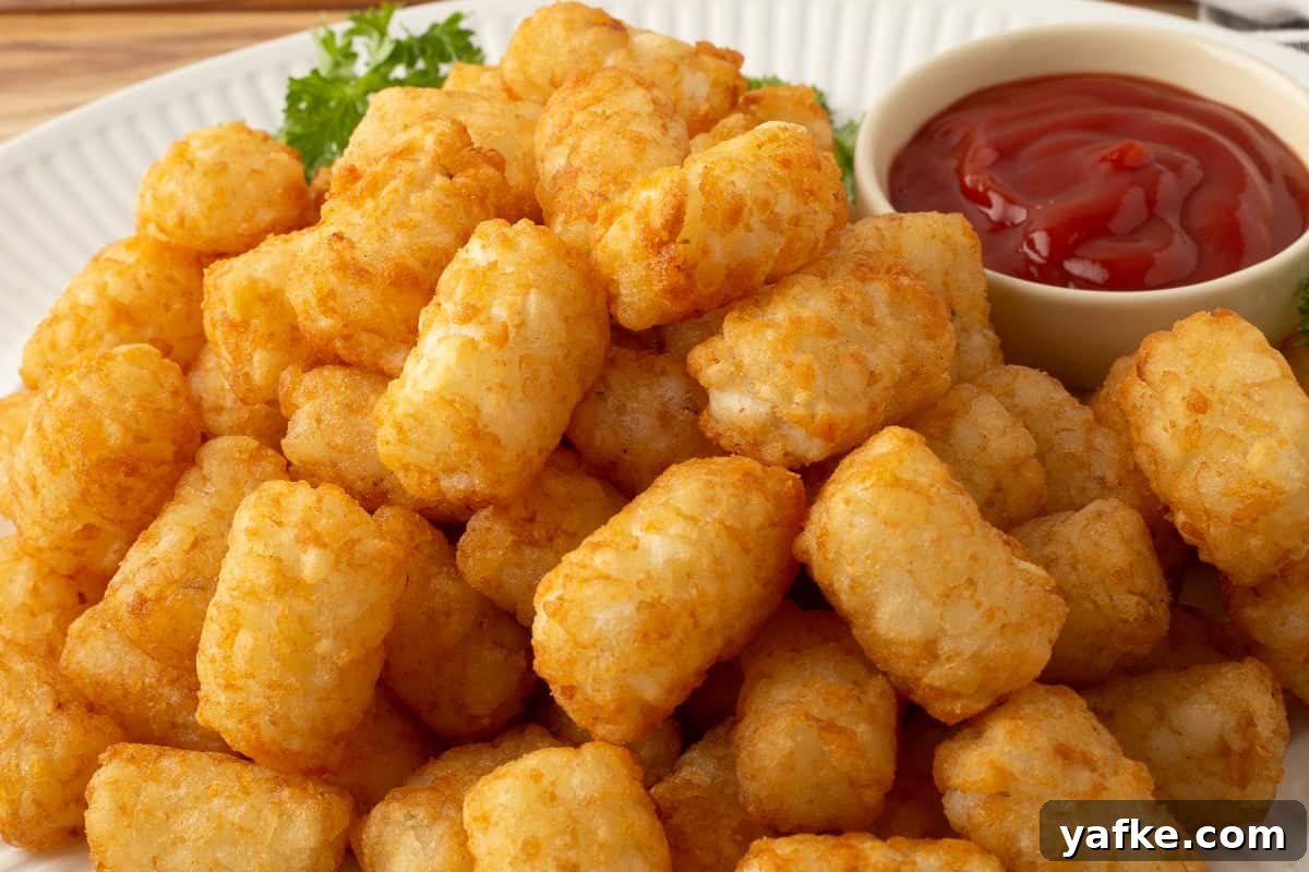Crispy Air Fryer Tater Tots from Frozen 5 img 28286 6