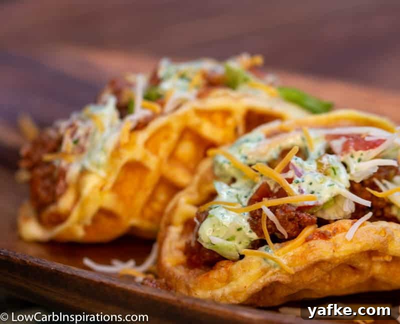 Keto Chaffle Tacos: Low-Carb Cheesy Waffle Shells 7 Keto Chaffle Taco Shells