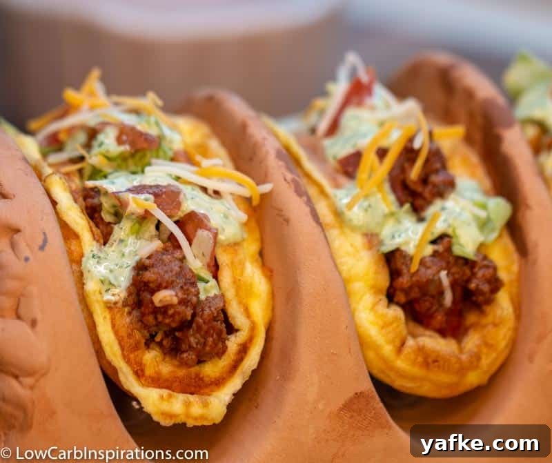 Keto Chaffle Tacos: Low-Carb Cheesy Waffle Shells 8 Keto Chaffle Taco Shells