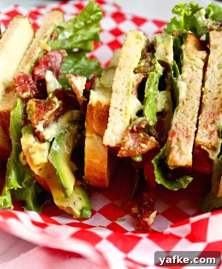 Avocado and Pesto Mayonnaise BLT Recipe 2 BLT's with Avocado and Pesto Mayonnaise