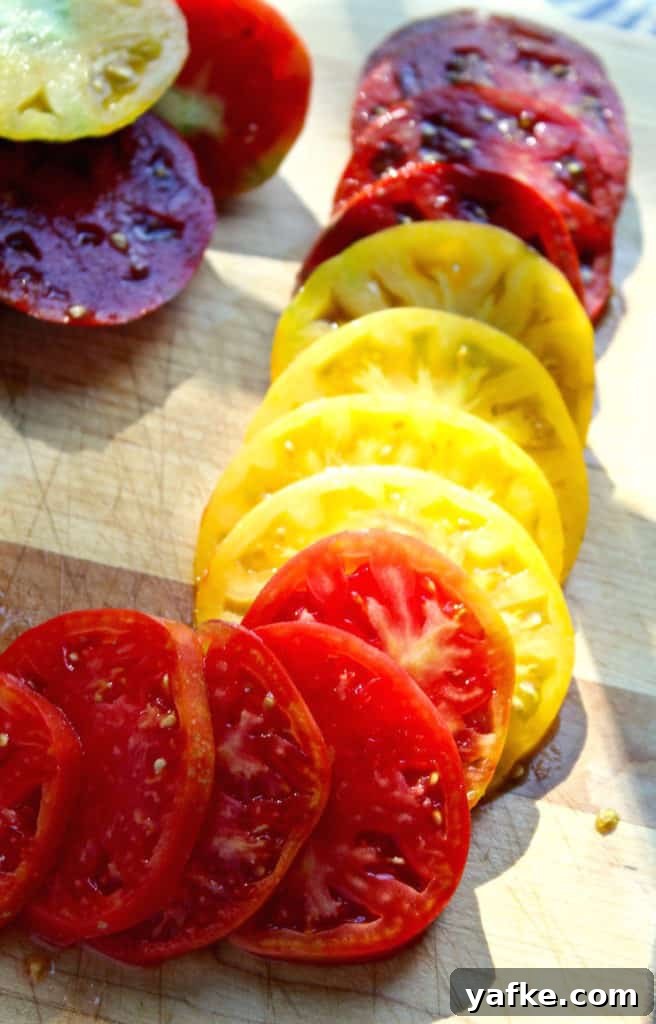 Avocado and Pesto Mayonnaise BLT Recipe 5 Sliced heirloom tomatoes for BLT's