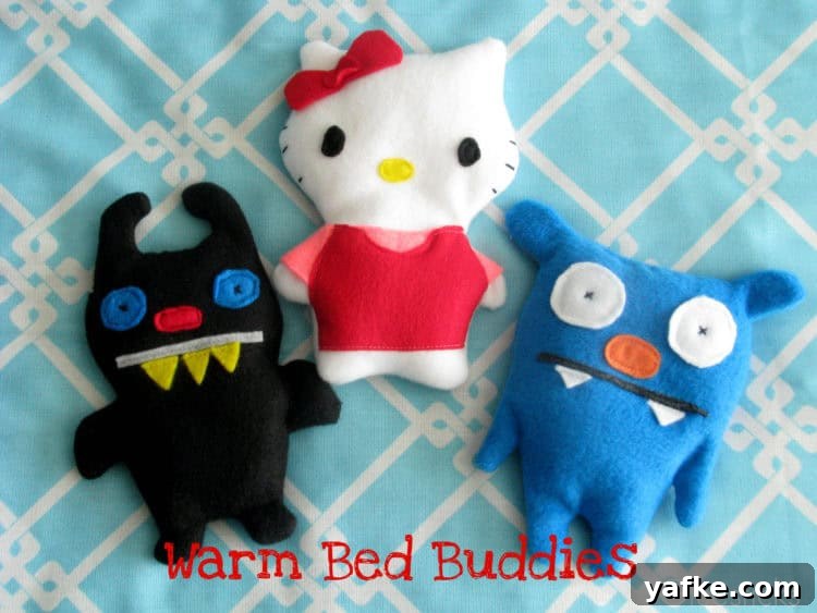 DIY No-Sew Bob the Tomato Toy Tutorial 5 Warm Bed Buddies