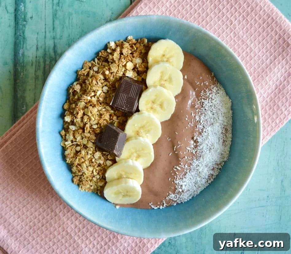 10 Gluten- and Dairy-Free Sweet Breakfast Recipes 10 chocolate coconut smoothie bowl 1