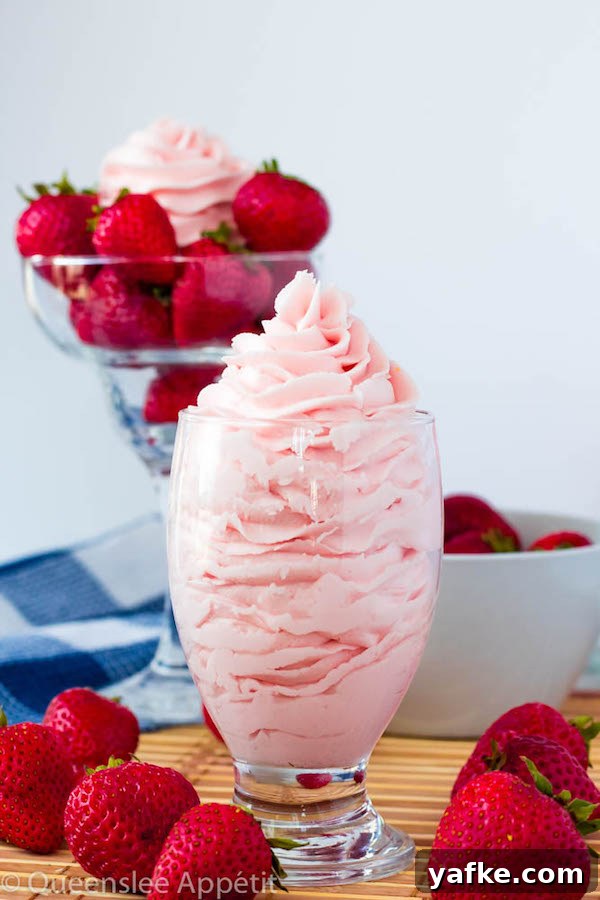 Strawberry Buttercream Frosting Decorated cake with strawberry buttercream