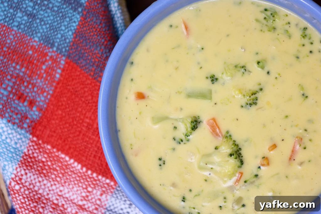 Broccoli Cheddar Soup