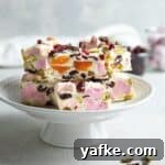 25 Homemade Edible Gift Ideas for Any Occasion 35 Round white plate with cut pieces of rocky road
