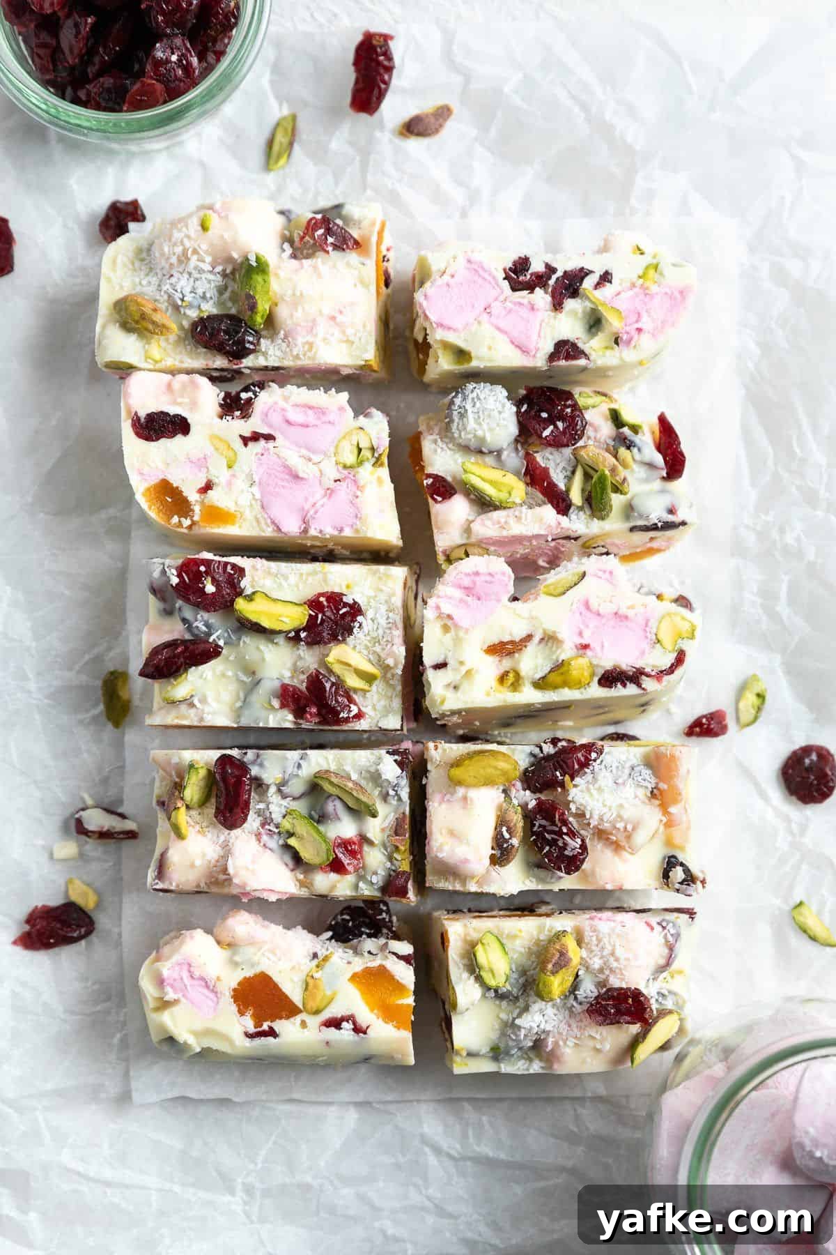 25 Homemade Edible Gift Ideas for Any Occasion 36 Cut pieces of White Chocolate Rocky Road