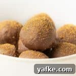 25 Homemade Edible Gift Ideas for Any Occasion 41 Round white bowl of Champagne Truffles