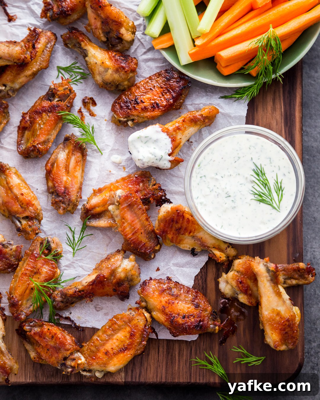 Crispy Dill Pickle Wings with Dill Pickle Mayo (Whole30 & Paleo) 2 Dill Pickle Wings Dill Pickle Mayo Whole30 Paleo Primal Gourmet Easy
