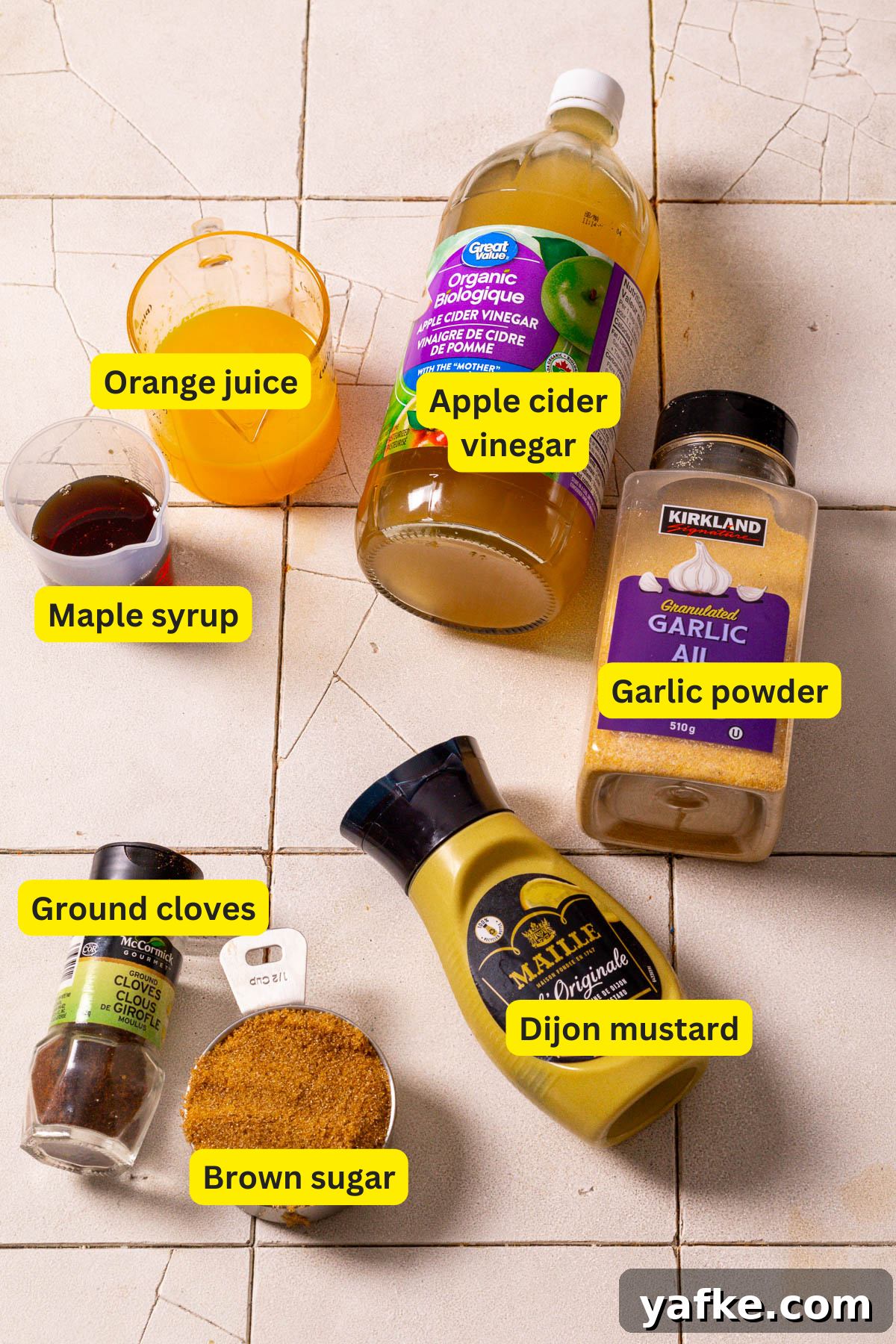 Ham Glaze Recipe: Honey Brown Sugar and Mustard 2 Ingredients for ham glaze.