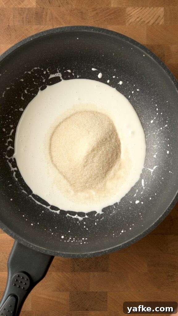 Maja Blanca (Maja Mais) Coconut Corn Pudding Recipe 5 add sugar to the mixture