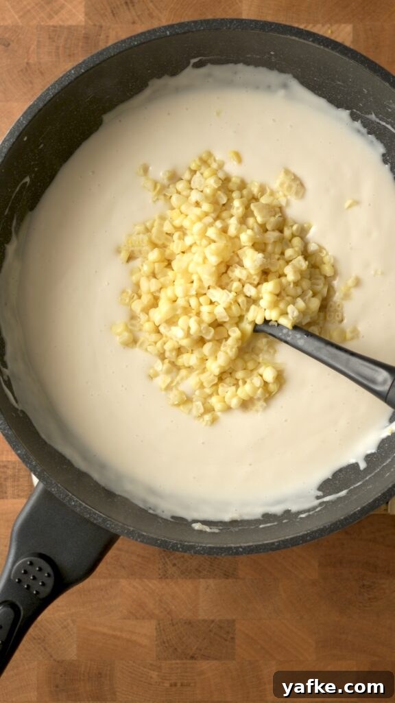 Maja Blanca (Maja Mais) Coconut Corn Pudding Recipe 8 add the corn after the mixture has thickened
