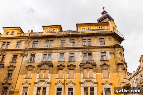 Prague Travel Guide - with recommendations on things to do in Prague, where to stay, and where to eat. #travel #prague #travelguide Yellow Building in Prague