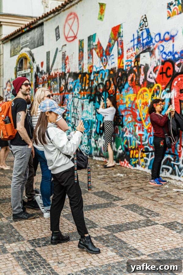 Prague Travel Guide - with recommendations on things to do in Prague, where to stay, and where to eat. #travel #prague #travelguide Lennon Wall Prague
