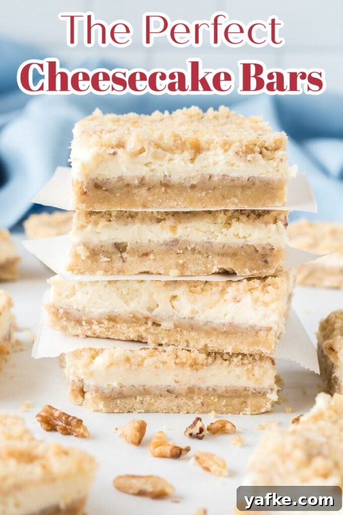 Classic Cheesecake Bars with Graham Crust Recipe 7 img 4760 32
