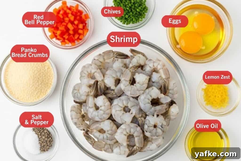 Crispy Shrimp Cakes Recipe with Lemon Aioli 3 Ingredients for shrimp cakes